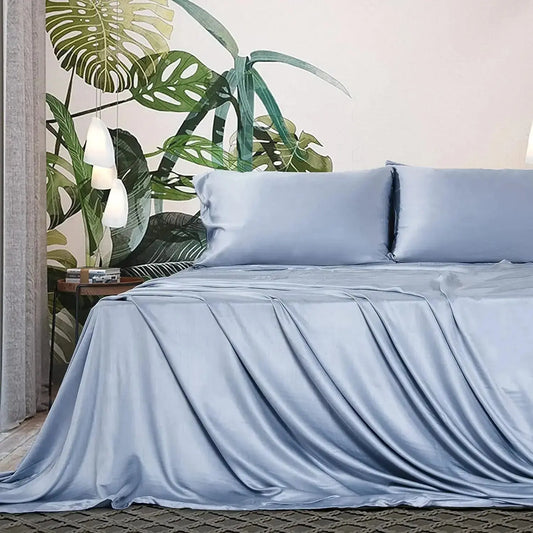 Parures de drap en bambou 300TC, 100 % biologique, taille 160*200 - Élénya